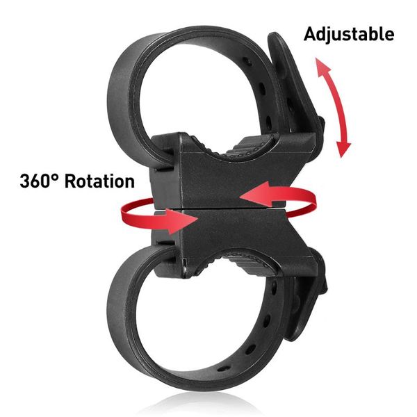 

bike lights mount holder light universal bicycle torch cycling clip clamp