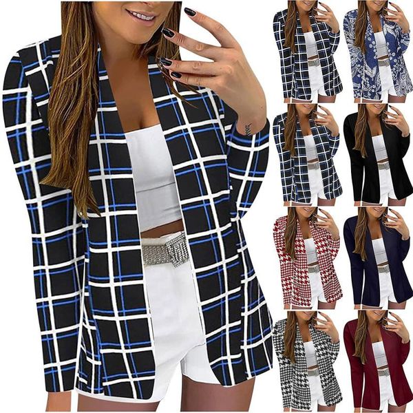 

women's suits & blazers fashion blazer women coat brand quality clothing tailored woman double breasted female basic ladies overcoat cl, White;black