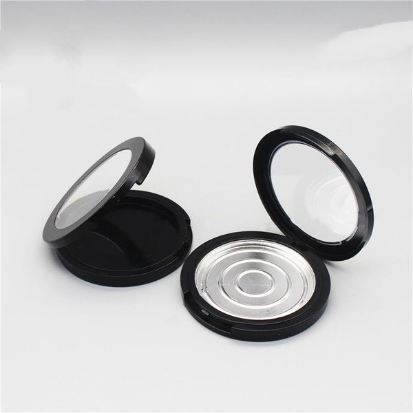 

storage bottles & jars empty 59mm black single layer with window pressed powder compact diy pressure plate dispensing case eyelashes box 20p