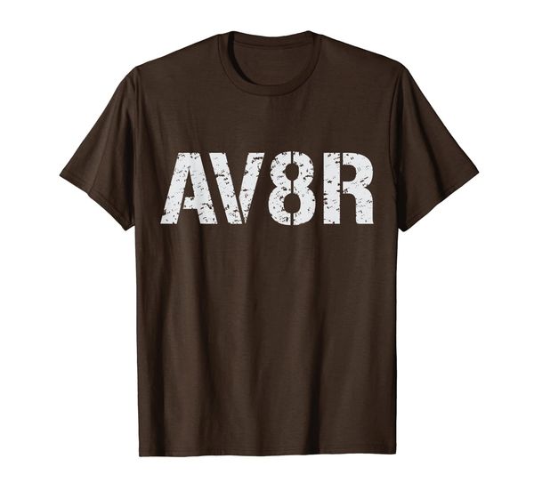 

av8r pilot t-shirt, White;black