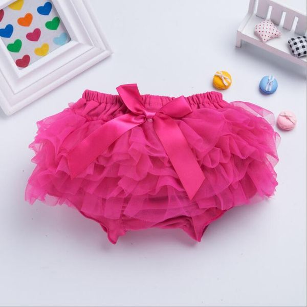 

cotton baby diaper cover tutu shorts infant toddler ruffle pp pants skirt broomers soft mesh for girls wholesale, Black