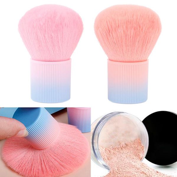 

eyelash curler 1pc gradient color pink powde brush mushroom head makeup foundation blush