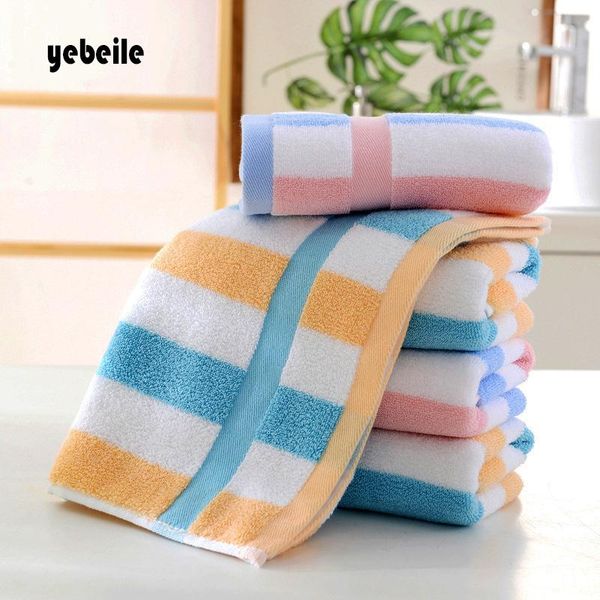 

towel yebeile cotton face stripe 35*75cm child soft strong water absorption sport
