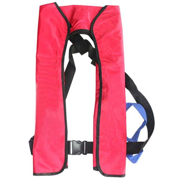 

life vest & buoy all-weather tms automatic/manual auto inflate inflatable pfd buoyancy with a lifesaving light in camouflage red for women m