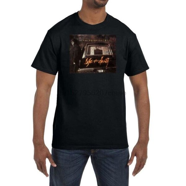 

the notorious big life after death t shirt hip hop tee vintage style rap biggie men's t-shirts, White;black