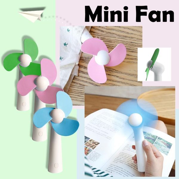 

mini fan portable 1200mah usb rechargeable handheld air cooler deskfans ventilador portÃ¡til#g35 electric
