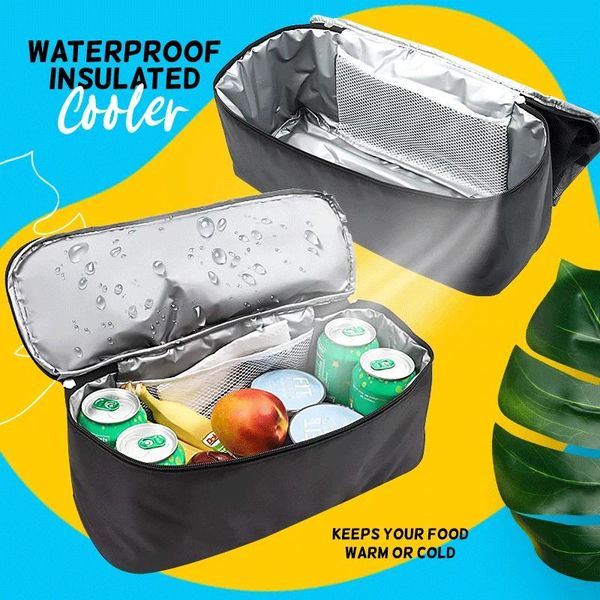 

storage bags waterproof cooler pouch bag insulated single shoulder double-layer large capacity travel outdoor