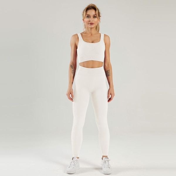 

yoga outfit seamless set women gym clothing fitness sportswear workout tights sport leggings push up sports bra suits