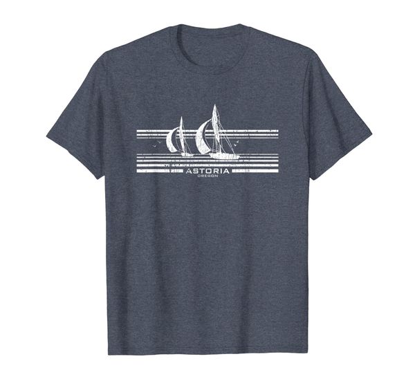

astoria or sailboat t-shirt vintage 70s sailing graphic tee, White;black