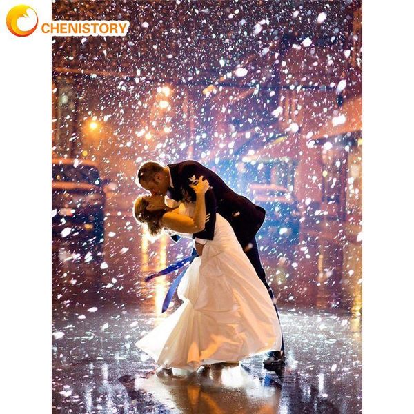 

paintings chenistory ballet dancer figure painting by numbers kits for adults diy gift 40x50cm framed living room wall art craft drawing