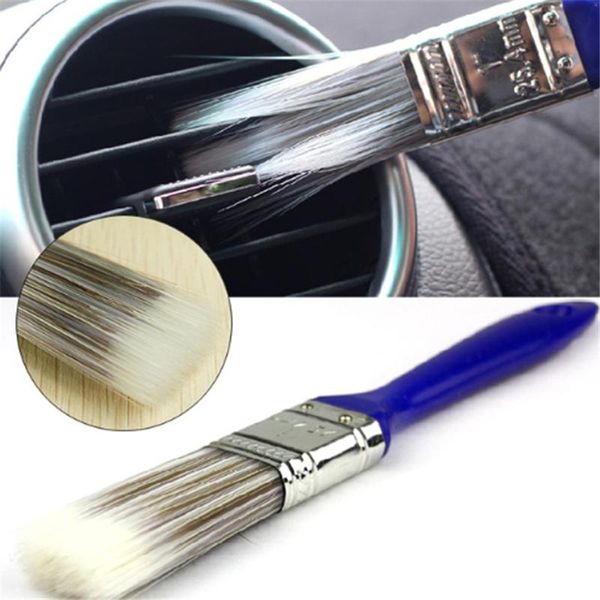 

car sponge plastic handle brushes for interior detailing dashboard rims wheel air outlet engine wash cleaning accessory