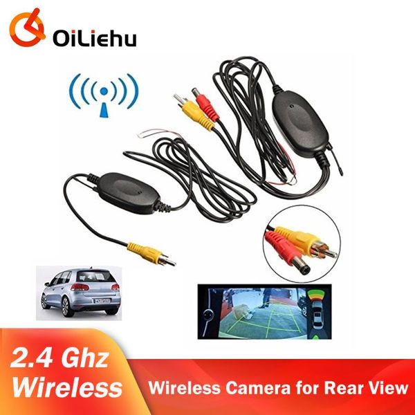 

car rear view cameras& parking sensors oiliehu 2.4g wireless video transmitter module adapte receiver for camera and dvd monitor backup cam