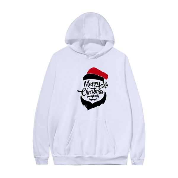 

2019 snowman christmas digital print men's and women's hoodie, Black