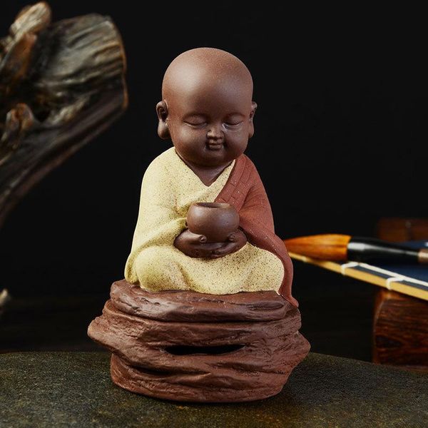 

sachet bags ceramic statues incense burner base bowl coil gifts budda decorativo assuaging and calming 60xl003