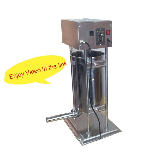 

& 15l electric stainless steel manual sausage stuffer/manual filling machine/reliable machine meat grinders