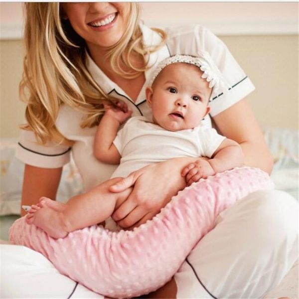 

born baby nursing pillows maternity u-shaped breastfeeding pillow cotton feeding waist care dropship