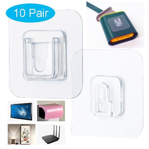 

double sided adhesive wall hooks hanger strong transparent suction cup sucker kitchen bathroom storage holder & rails