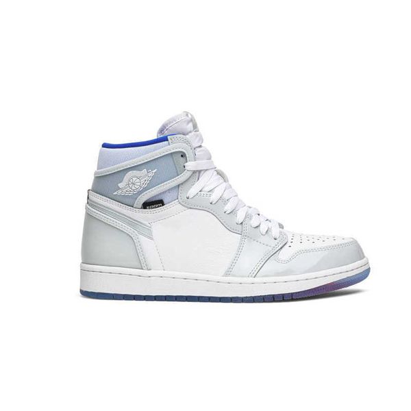 

1 high zoom racer blue basketball shoes 1s sneakers ck6637 104 version