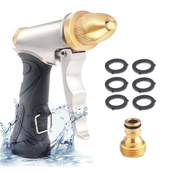 

watering equipments water pipe joint spray nozzles tool high pressure gun adjustable mode multifunctional car uss anti leakage sprayer