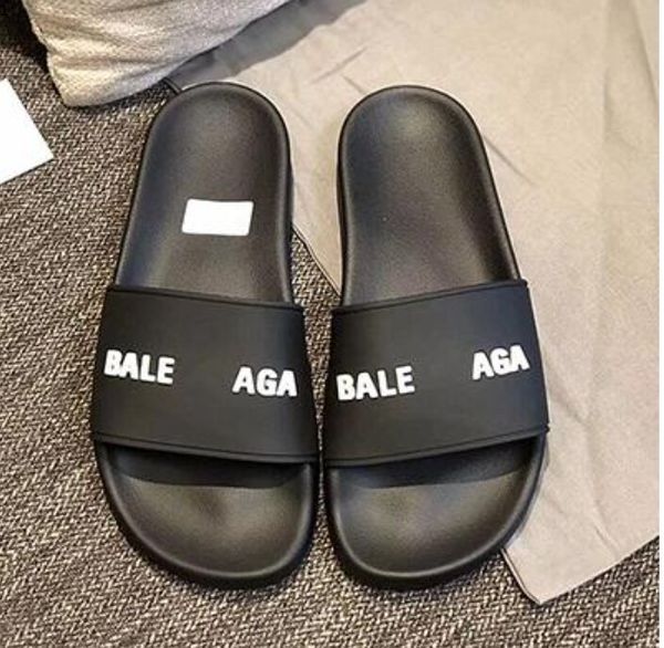 

paris 2021 sliders mens womens summer sandals beach slippers ladies flip flops loafers black white blue slides chaussures shoes mjk002