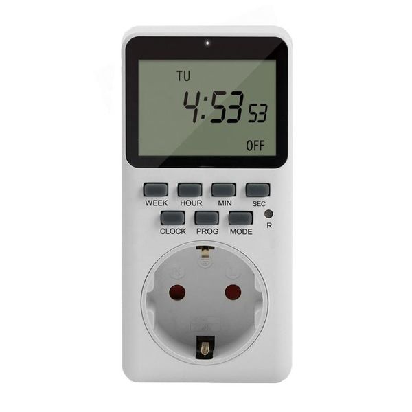 

timers outlet timer, digital programmable timerÃ¯Â¼Âheavy duty smart indoor timer for electric outlets eu us uk plug wall swi c7ac