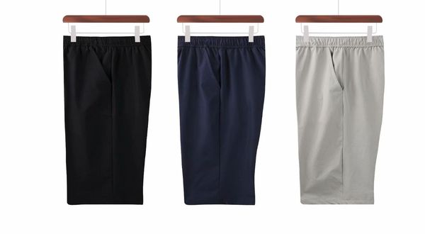 

solid color men's casual cropped overalls autumn fashion cotton trousers retro harem pants gym clothing, White;black
