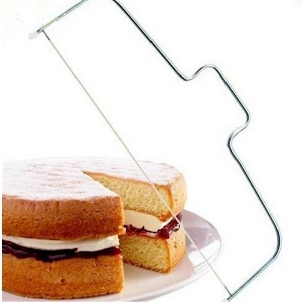 

other bakeware double line adjustable stainless steel metal cake cut tools slicer device decorating mold kitchen cooking tool