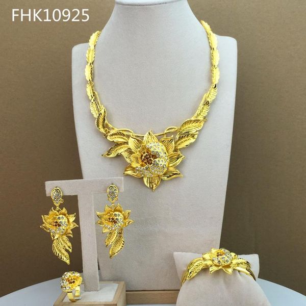 

earrings & necklace yuminglai arrival fashion design luxury gold costume dubai women jewelry sets africa fhk10925, Silver