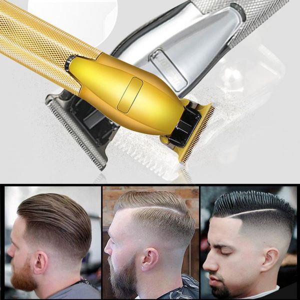 

hair scissors 1 pcs usb rechargable professional clippers trimmer kit carbon-steel t-blade cutting machine barber salon men