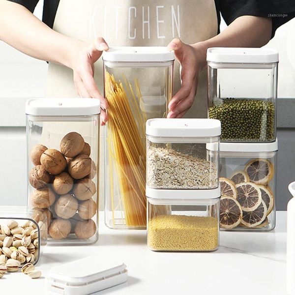 

airtight storage containers plastic cereal with easy lock lids for kitchen pantry organization bottles & jars