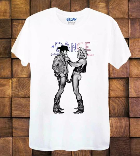 

seditionaries naked two cowboys t shirt gift tee ladies /tee 834, White;black
