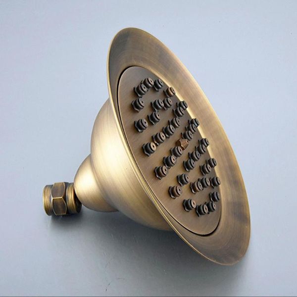 

bathroom shower heads antique brass round showerhead rainfall head rotatable sprayer ksd243