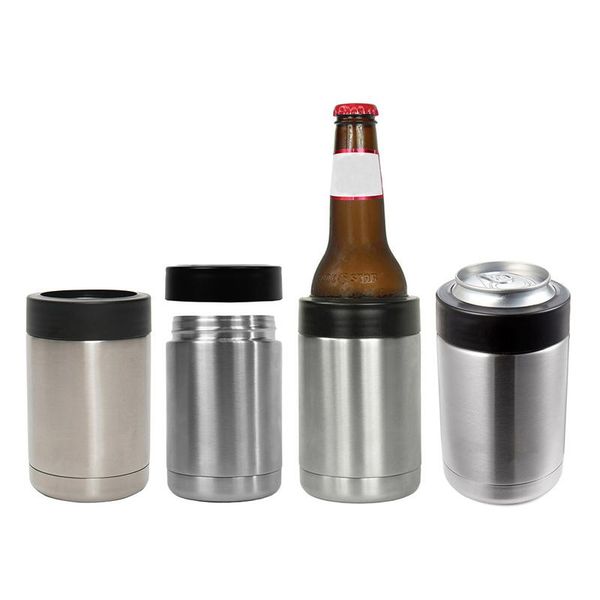 

water bottles 50pcs/lot 12oz 16oz 400ml stainless steel beer bottle holder double wall vacuum insulated cooler bar accessories