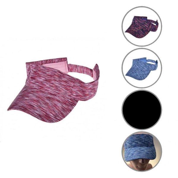 

wide brim hats tennis hat uv-proof polyester ultra-thin sun protection fishing visor, Blue;gray