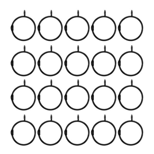 

20pcs curtain rings metal buckle eyelet circle home decoration & drapes