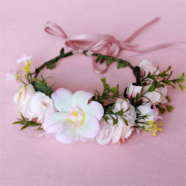 

hawaiian holiday garland beautiful bridal headband wedding headdress garland, Silver