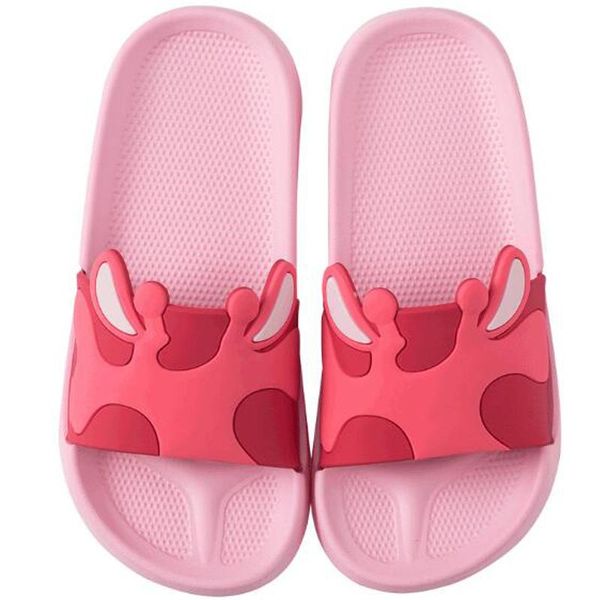 

women's summer bathroom slippers cute girl's pink cartoon couple sandals indoor home shoes women slides outdoor beach flip flops, Black