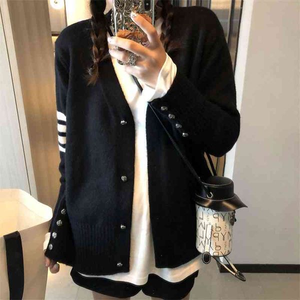 

t7930 tb cardigan length, Black