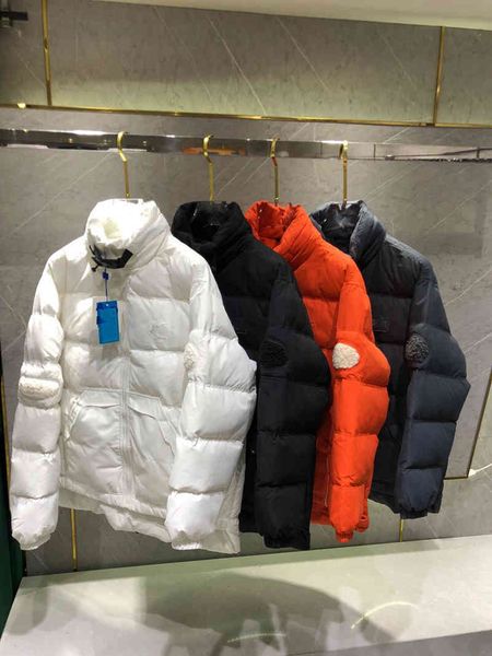 

winter mens and womens down et warm classic coat, Black