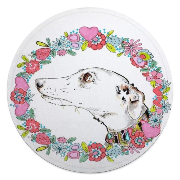 

greyhound blanket big round bedspread fleece summer super soft blankets