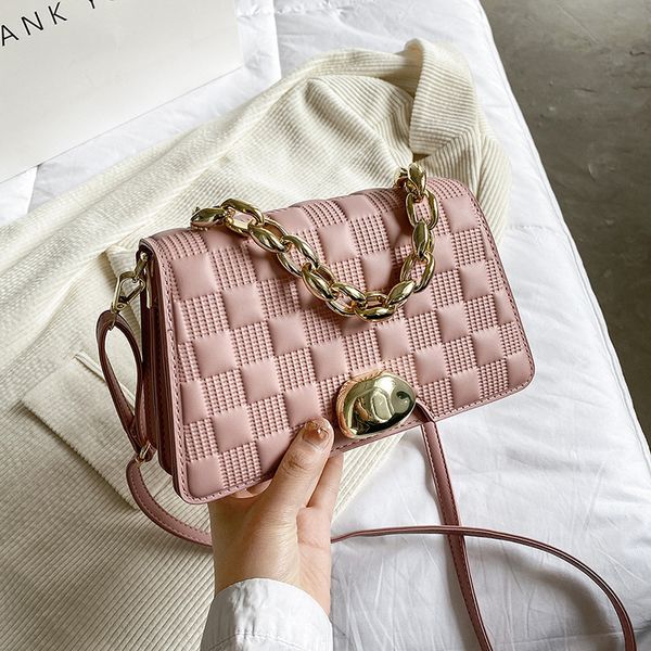 

new women's 2021 luxurys s spring and summer fashion single shoulder messenger bag small square underarm handbag