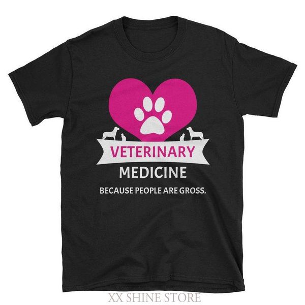 

men's t-shirts funny veterinary shirt vet student t-shirt short sleeve gift for men and women veterinar, White;black