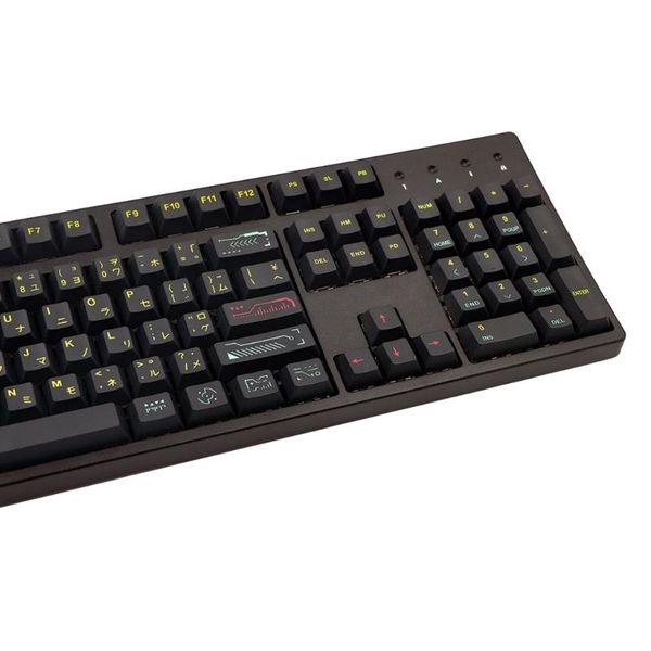 

keyboard mouse combos 67ja cherry profile keycaps pbt 5 face dye-sub 128 keys full set 1.5u 1.75u 2u shift 6.25u spacebar for fh60 gk61 -108
