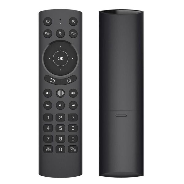 

backlit wireless air mouse ir learning 2.4g gyroscope smart voice remote control for tox1 android tv box vs g20s g20 controlers
