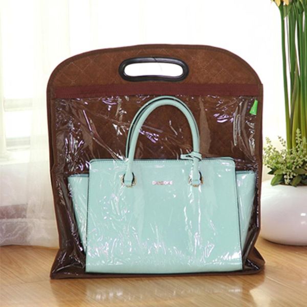 

toiletry kits non-woven fabric bag and clear pvc hand bags packing organizers travel accessories portable women protective dust