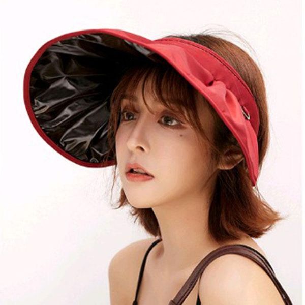 

wide brim hats summer for women sun protection korean shell hat sunshade foldable fashion fisherman cap female beach femme, Blue;gray