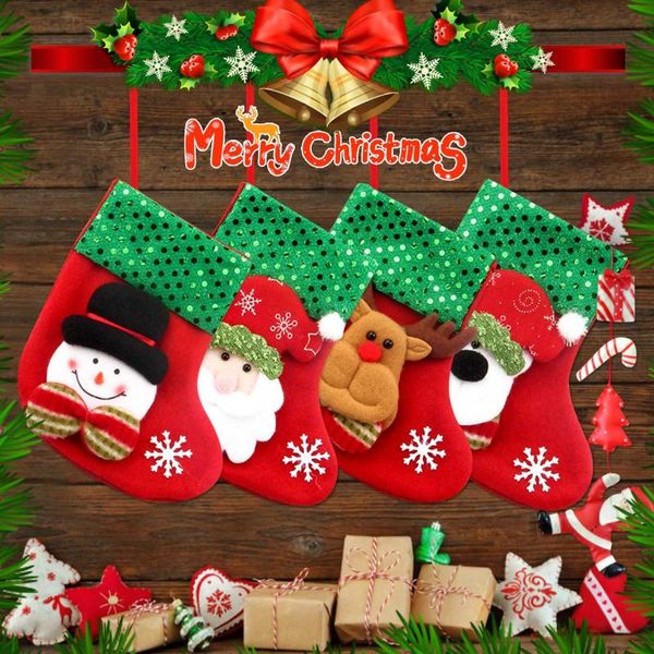 

christmas decorations year 2022 gifts 1pc stocking xmas diy noel natal for home ornaments navidad decor garland