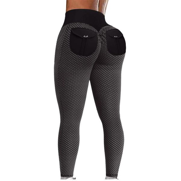 

women yoga pants legging running sportswear for fitness seamless high waist leggings tummy control gym tight whith pocket outfit