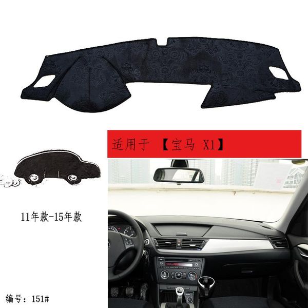 

anti-slip mats tommia for x1 11-15 dashboard pad cover dash mat anti-sun velvet instrument