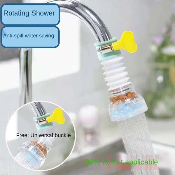

faucet splash-proof head lengthened extension water purifier kitchen sprinkler saving rotary filter nozzle faucets
